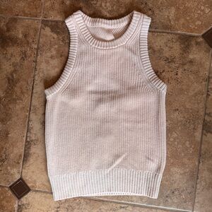 🆕J. Crew Cream Knit Tank Top